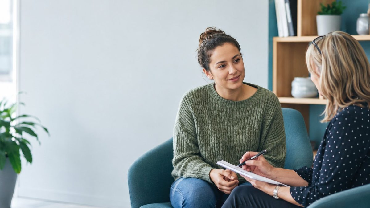 A TLC trainer and a learner working through a plan together